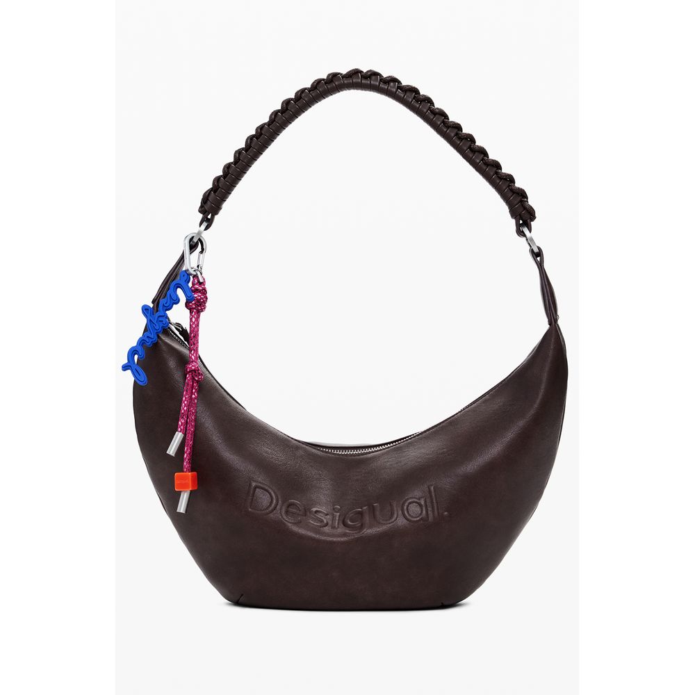 Desigual Braun Polyethylen Frauen Handtasche