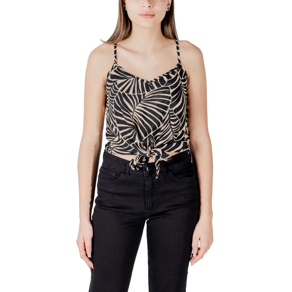 Only Schwarzes Viskose-Tank-Top