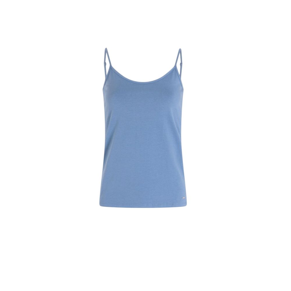 Morgan De Toi Blaue Baumwoll-Tank-Tops