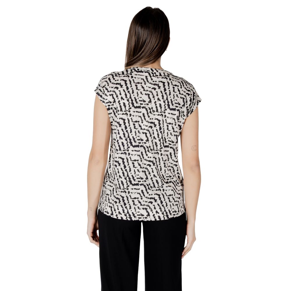 Street One T-Shirt aus cremefarbener Baumwolle – Bild 2