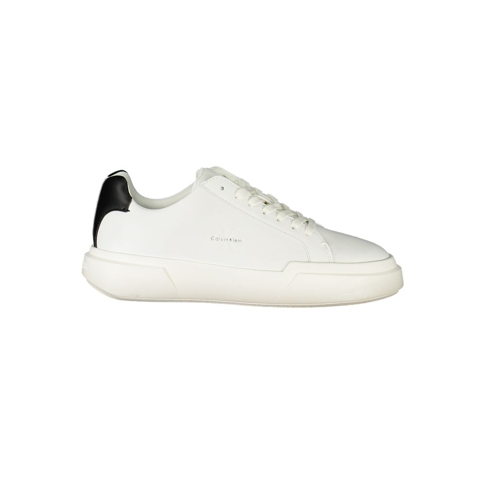 Calvin Klein Weißes Leder Damen Sneaker