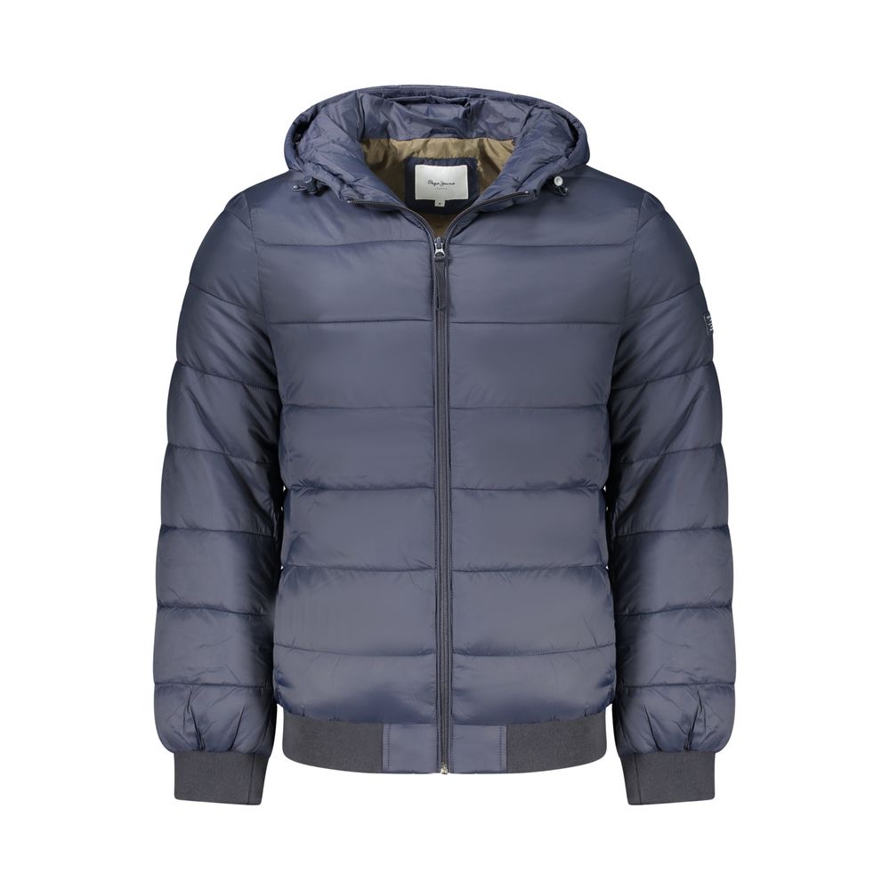 Pepe Jeans Blaues Polyamid-Jacken & Mantel