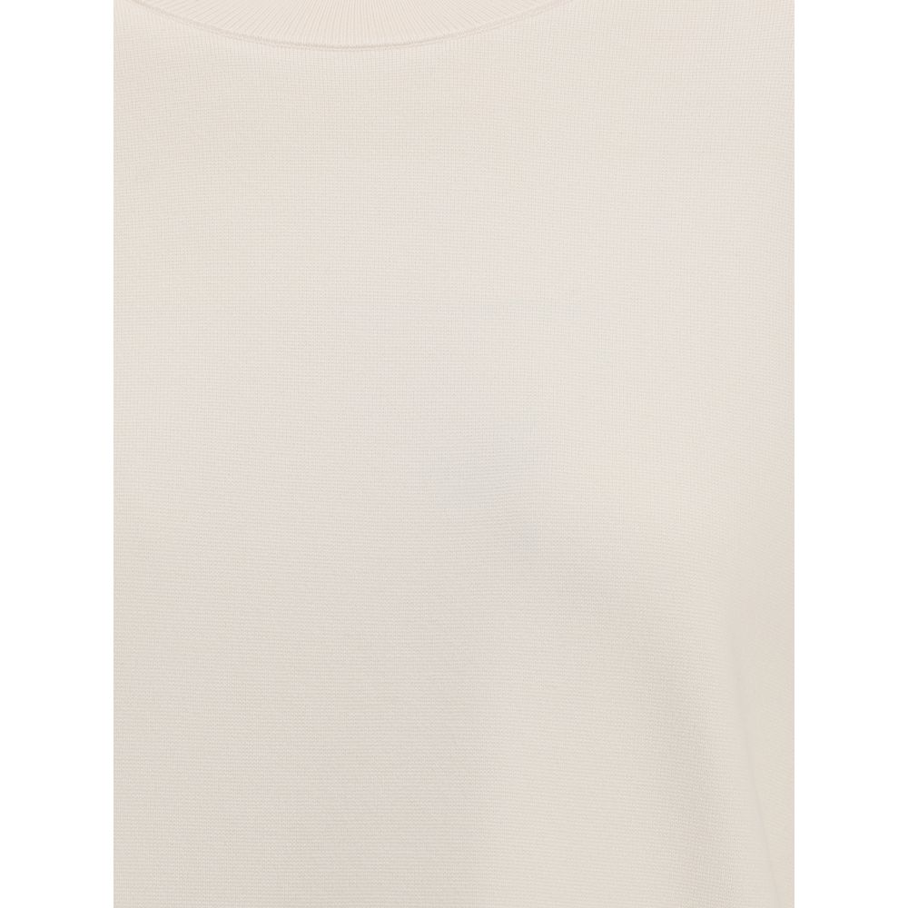 Max Mara Weißes Polyester-T-Shirt – Bild 3