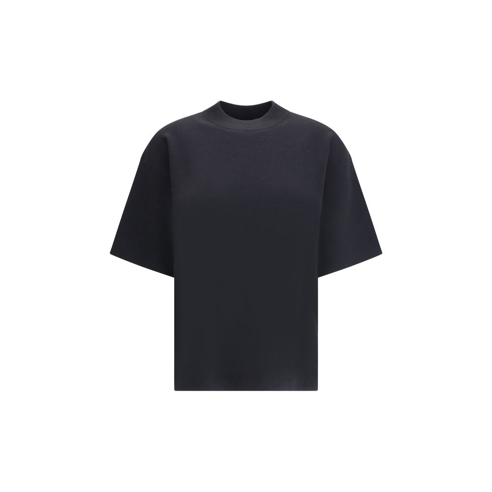 Max Mara Schwarzes Polyester-T-Shirt