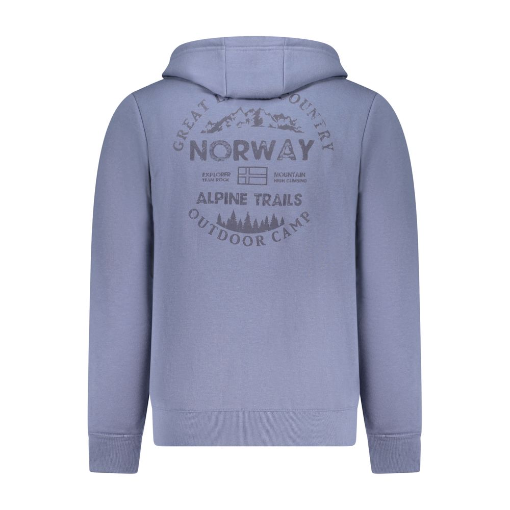 Norway 1963 Baumwoll-Sweatshirt in Blau – Bild 2