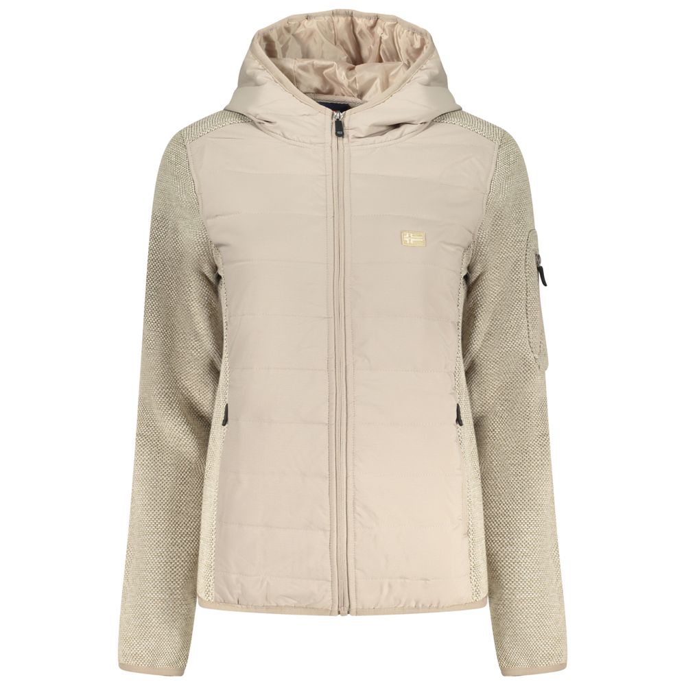 Norway 1963 Beige Polyester-Jacke für Damen
