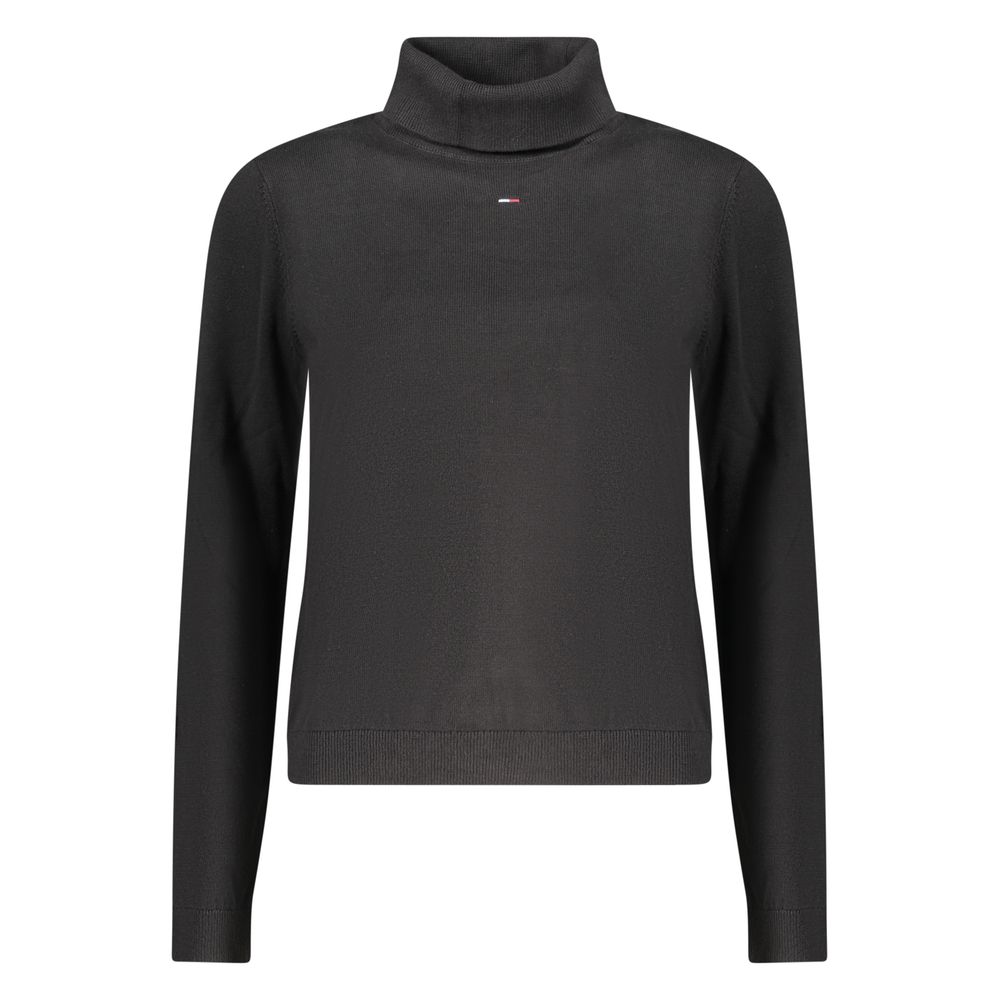 Tommy Hilfiger Schwarzer Baumwoll-Pullover fĂŒr Damen