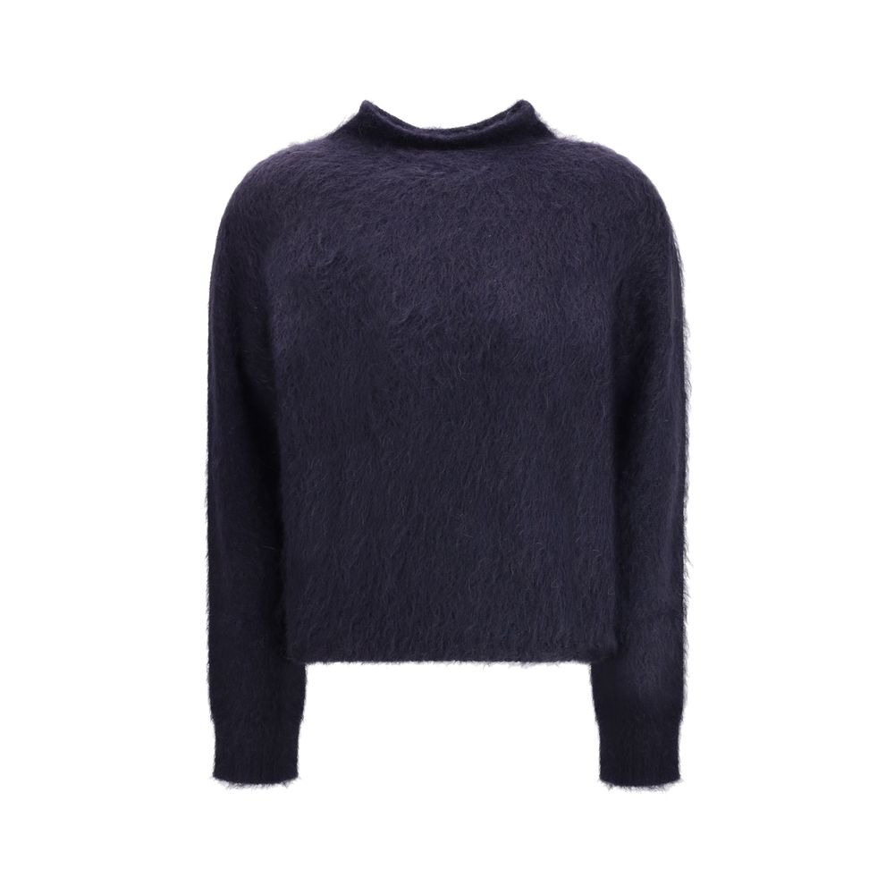 Max Mara Blauer Polyamid-Pullover