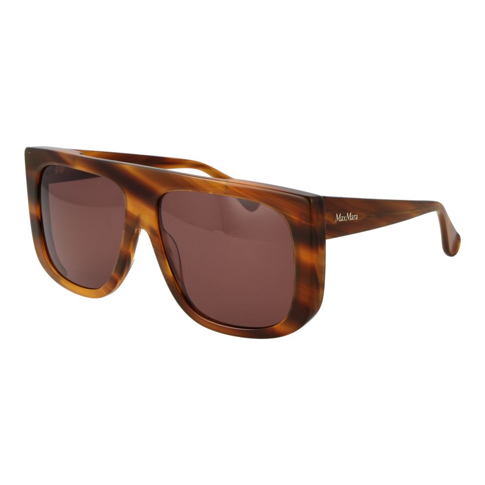 Max Mara Braune Sonnenbrille aus Acetat