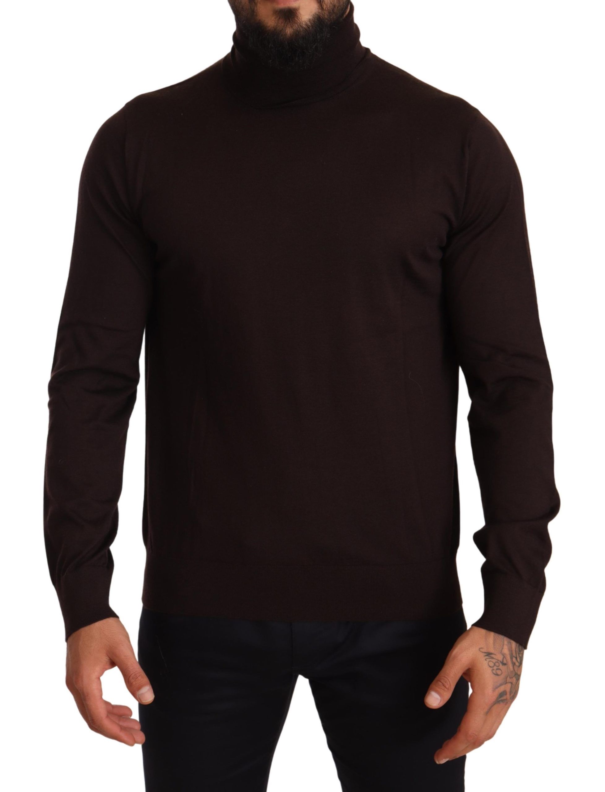 Dolce & Gabbana Brauner Kaschmir-Rollkragenpullover