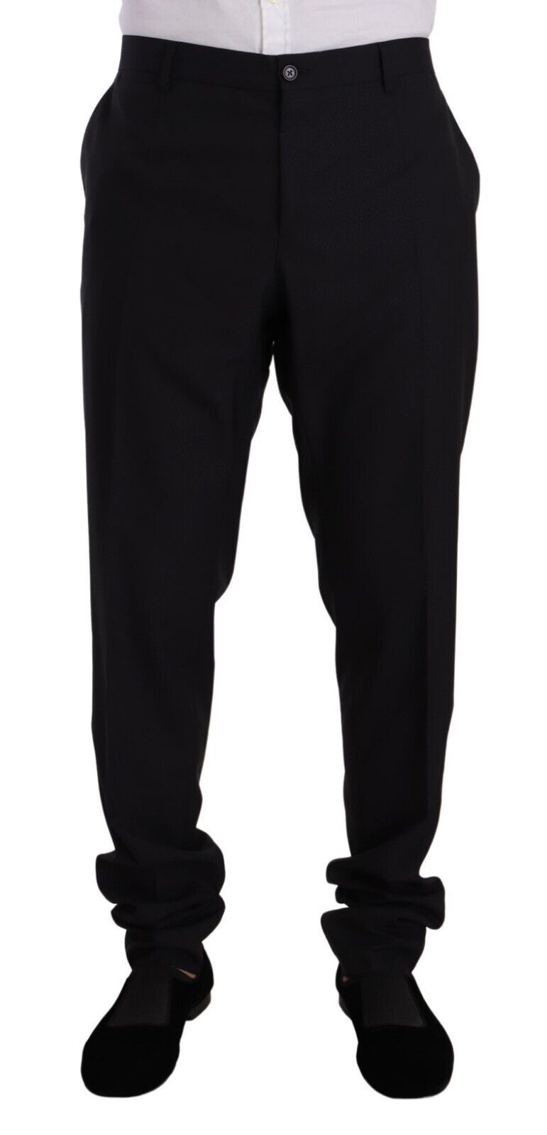 Dolce & Gabbana Blauer GOLD Wollanzug einreihig 2 Stück – Bild 6