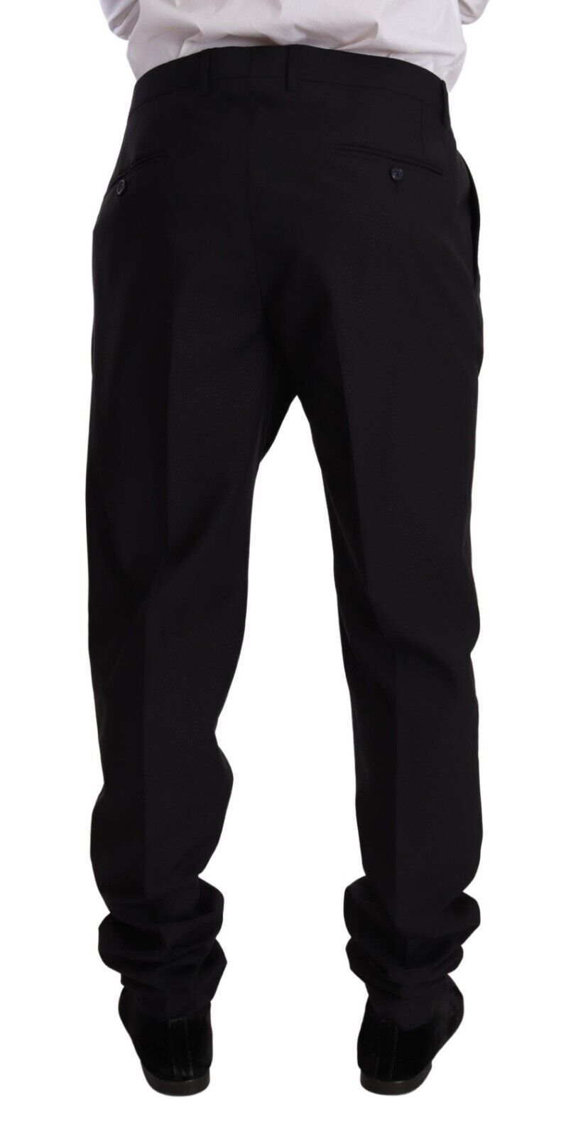 Dolce & Gabbana Blauer GOLD Wollanzug einreihig 2 Stück – Bild 8