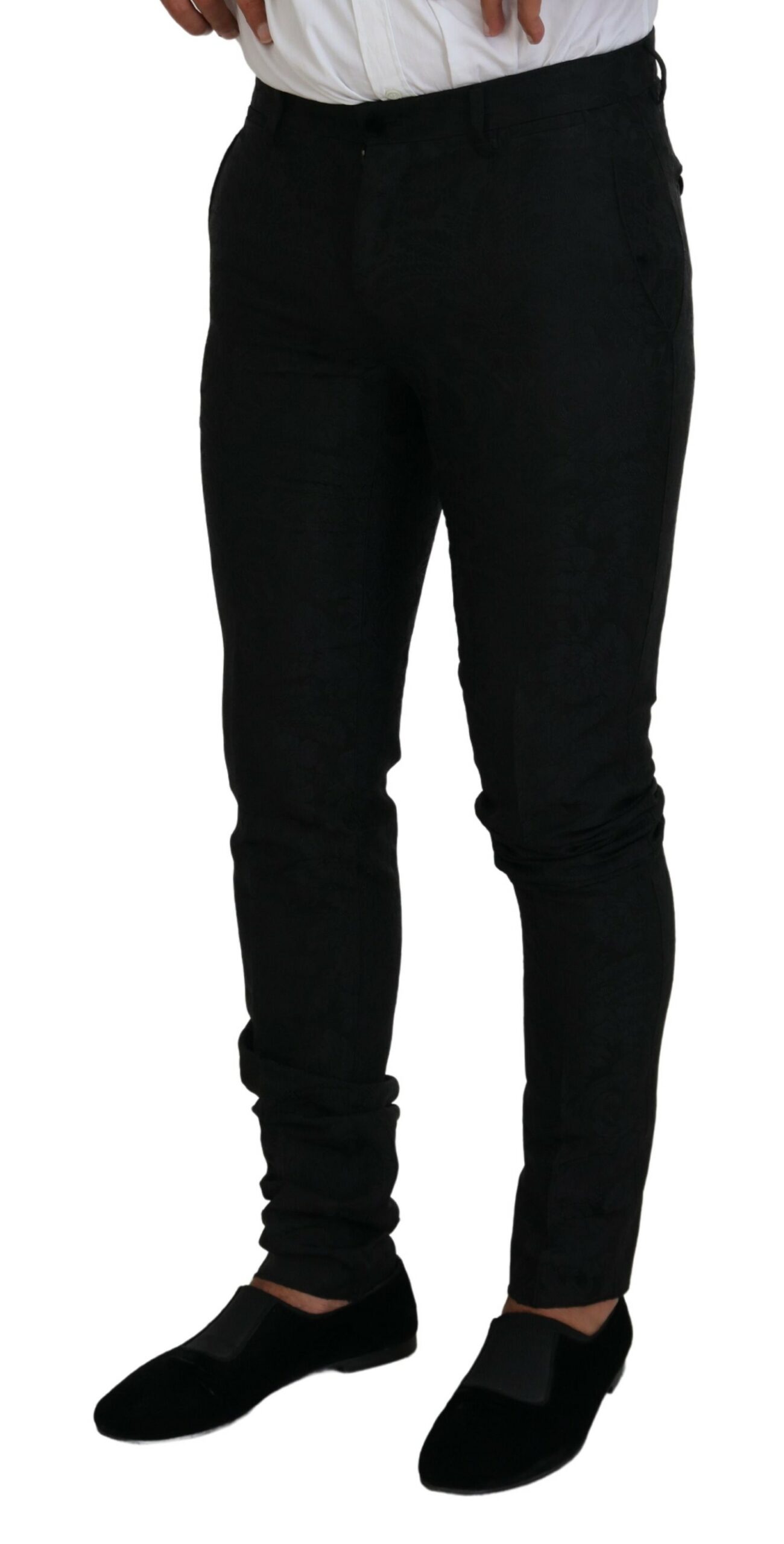 Dolce & Gabbana Schwarzer Polyester Herren 2 Stück MARTINI Anzug – Bild 8