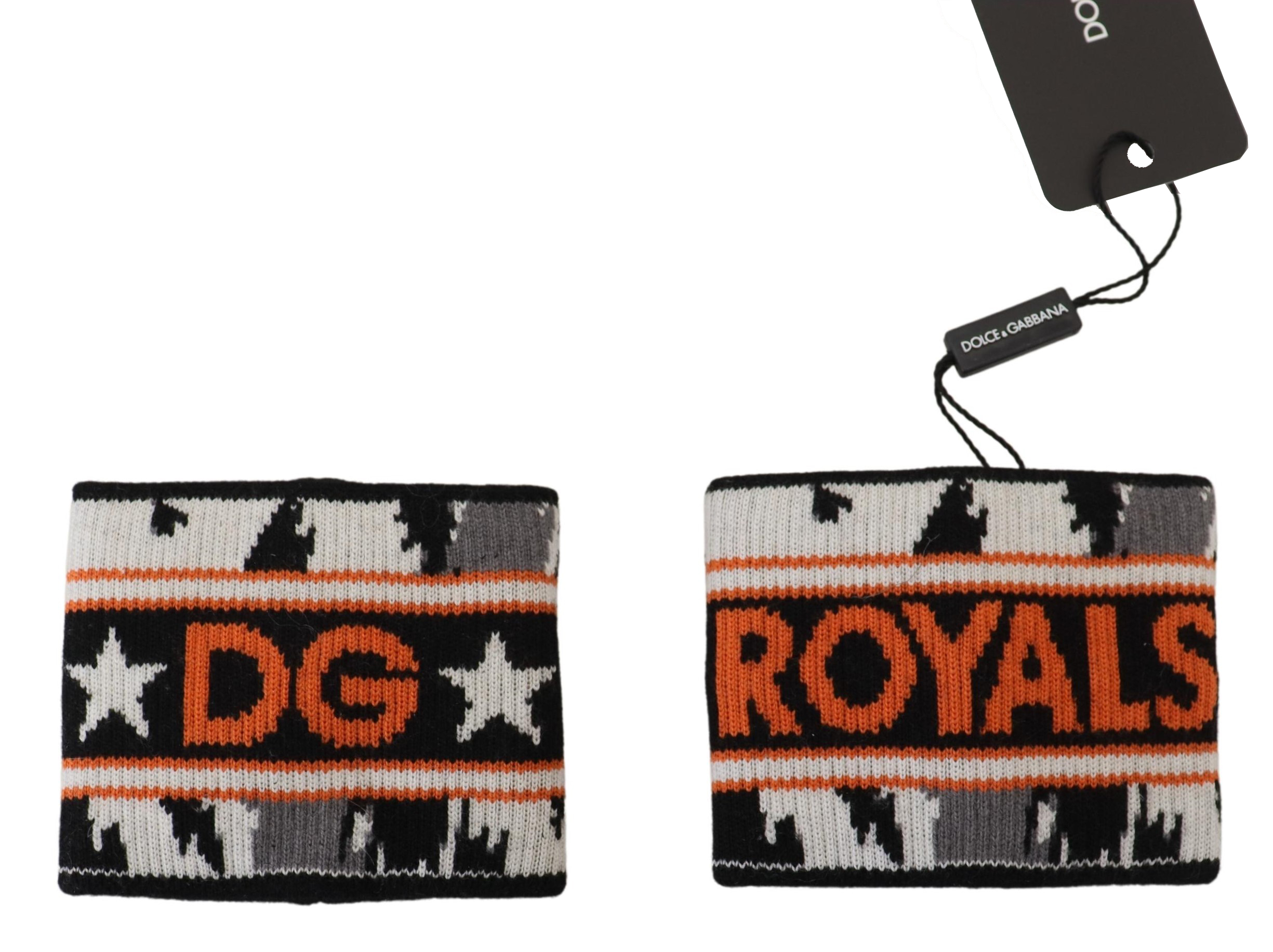 Dolce & Gabbana Zweiteiliges Set in Orange und Grau DG Royal Wristband