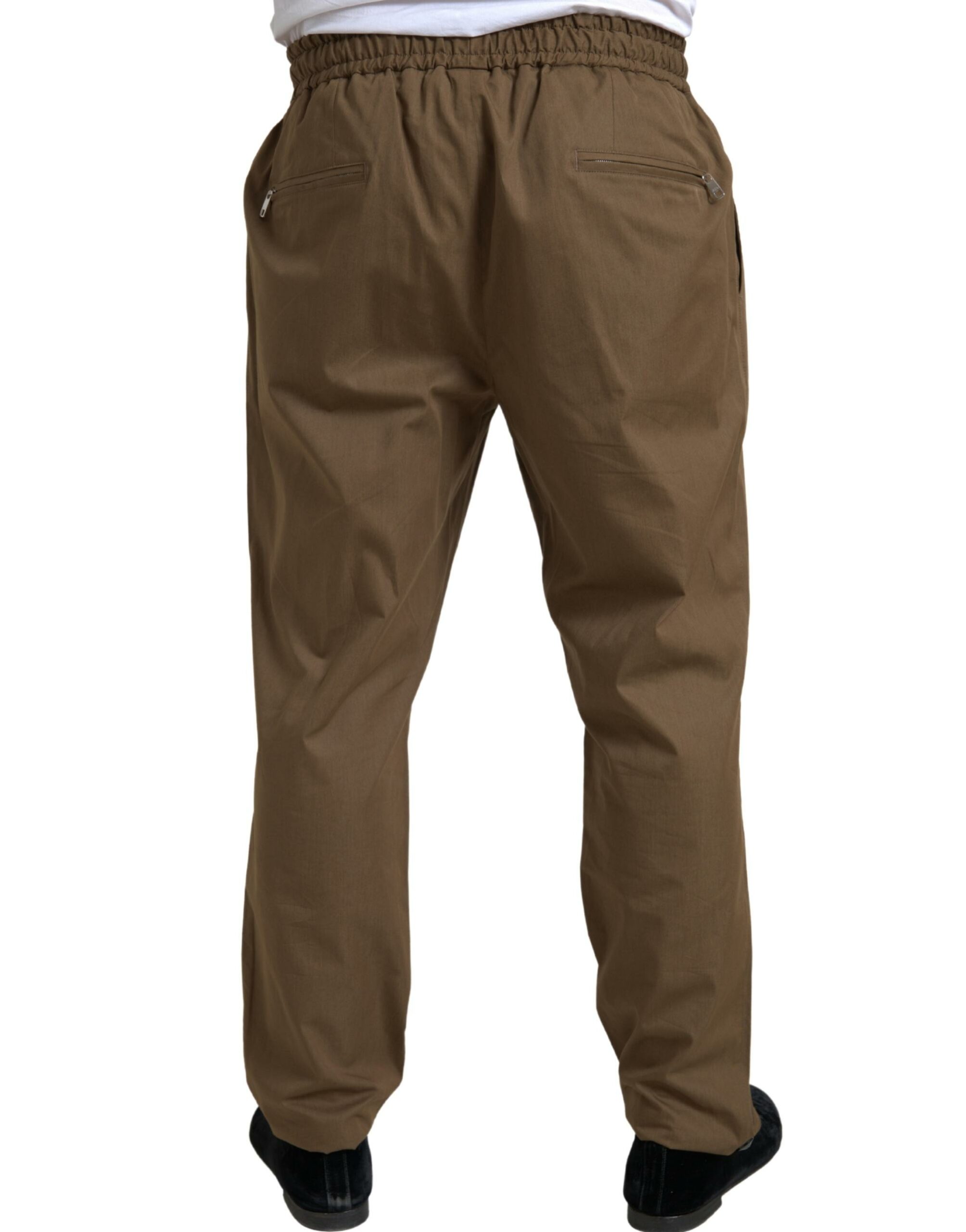 Dolce & Gabbana Brauner 2-teiliger einreihiger TAORMINA-Anzug – Bild 8