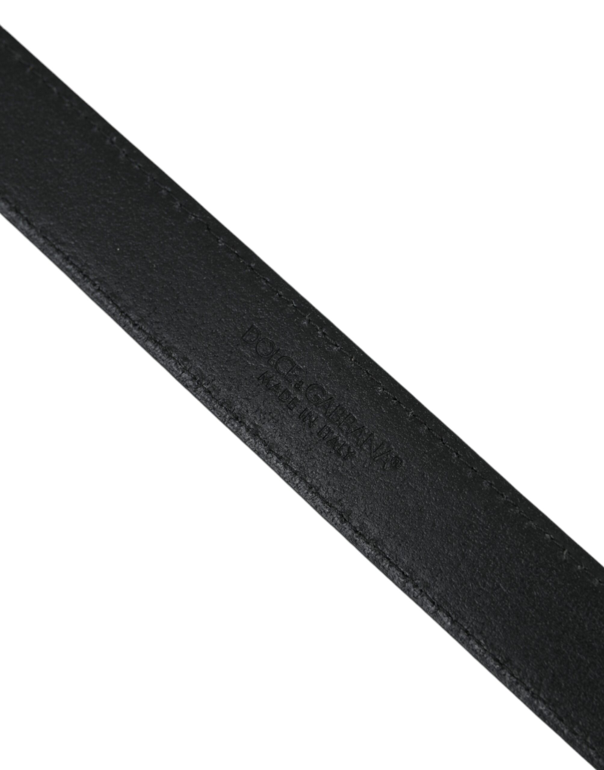 Dolce & Gabbana Beige Wildleder Leder Silber Schnalle Gürtel Männer – Bild 4