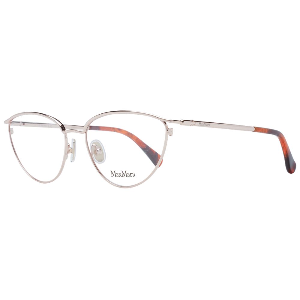 Max Mara Roségoldene Metallbrille (Gestelle)