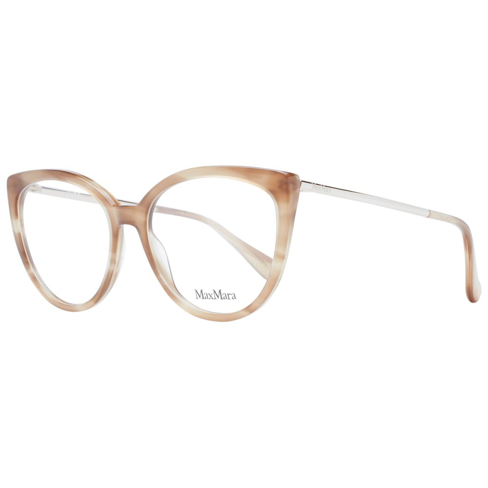 Max Mara Brillengestell aus braunem Kunststoff