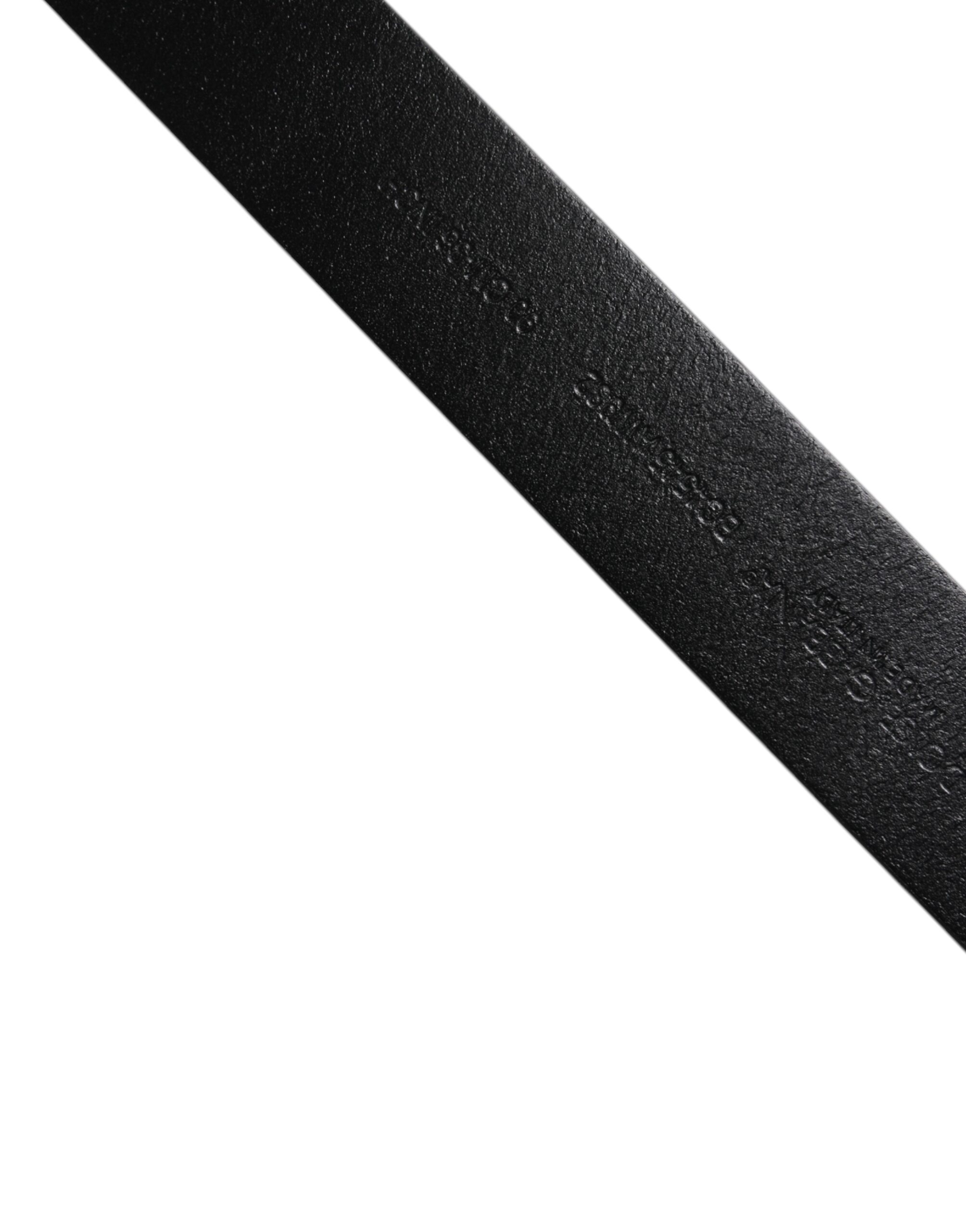 Dolce & Gabbana Brauner Kalbsledergürtel mit klassischer Metallschnalle – Bild 5