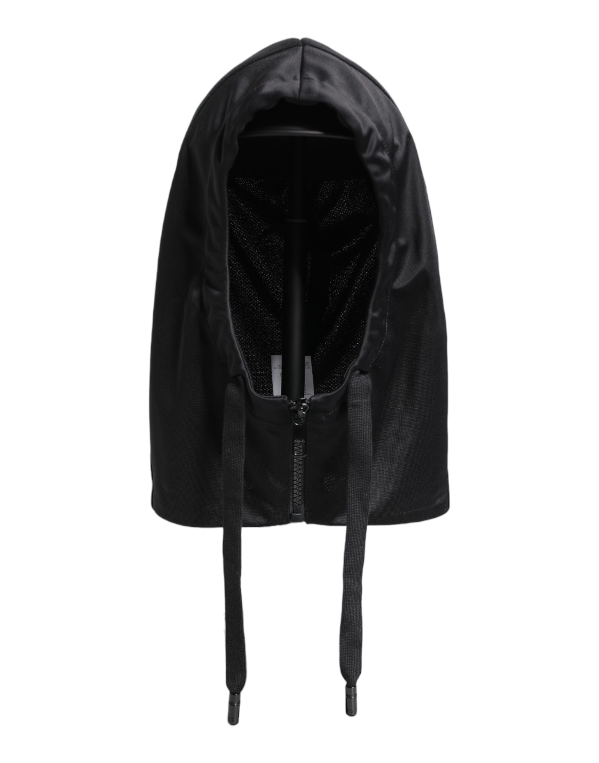 Dolce & Gabbana Schwarzer Polyester-Ganzkopf-Wickelhut