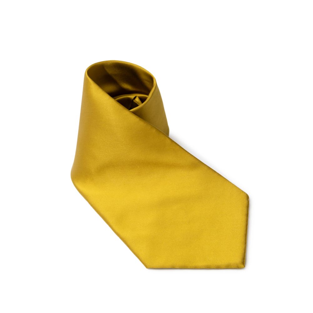 Dolce & Gabbana Gelbe Seidenkrawatte
