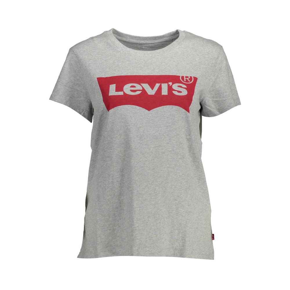 Levi's Braunes Baumwoll-T-Shirt für Frauen