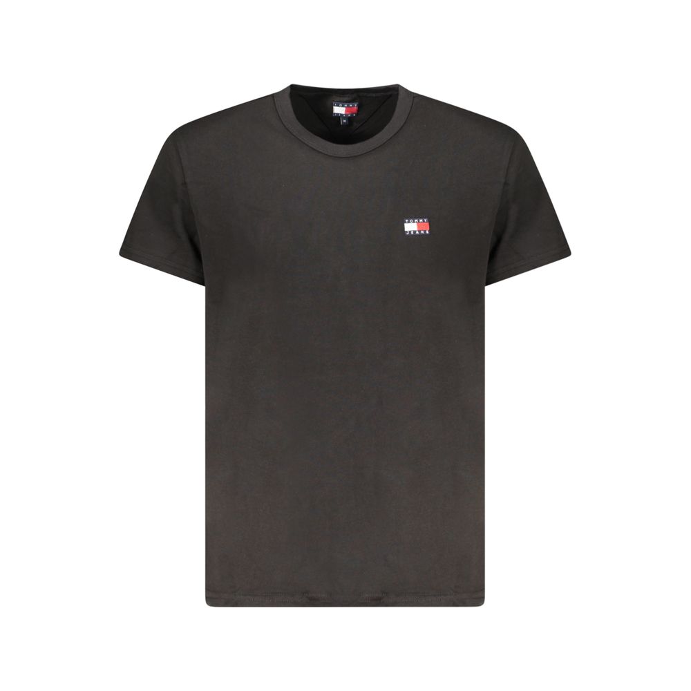 Tommy Hilfiger Schwarzes Baumwolle Männer T-Shirt