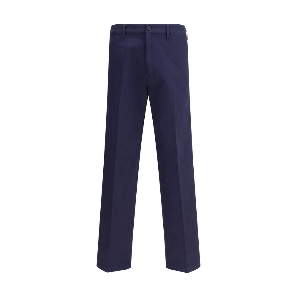 Prada Baumwoll-Chino-Hose in Blau