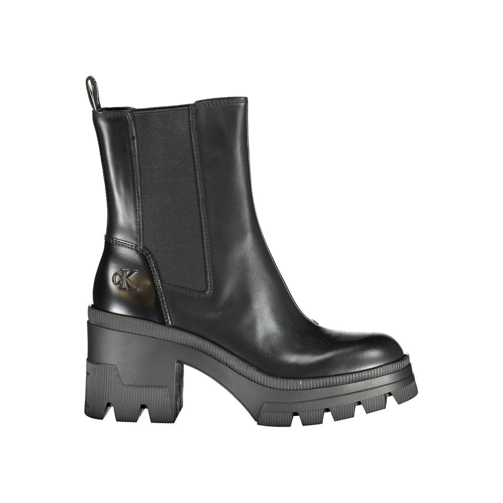 Calvin Klein Schwarzer Polyester-Stiefel