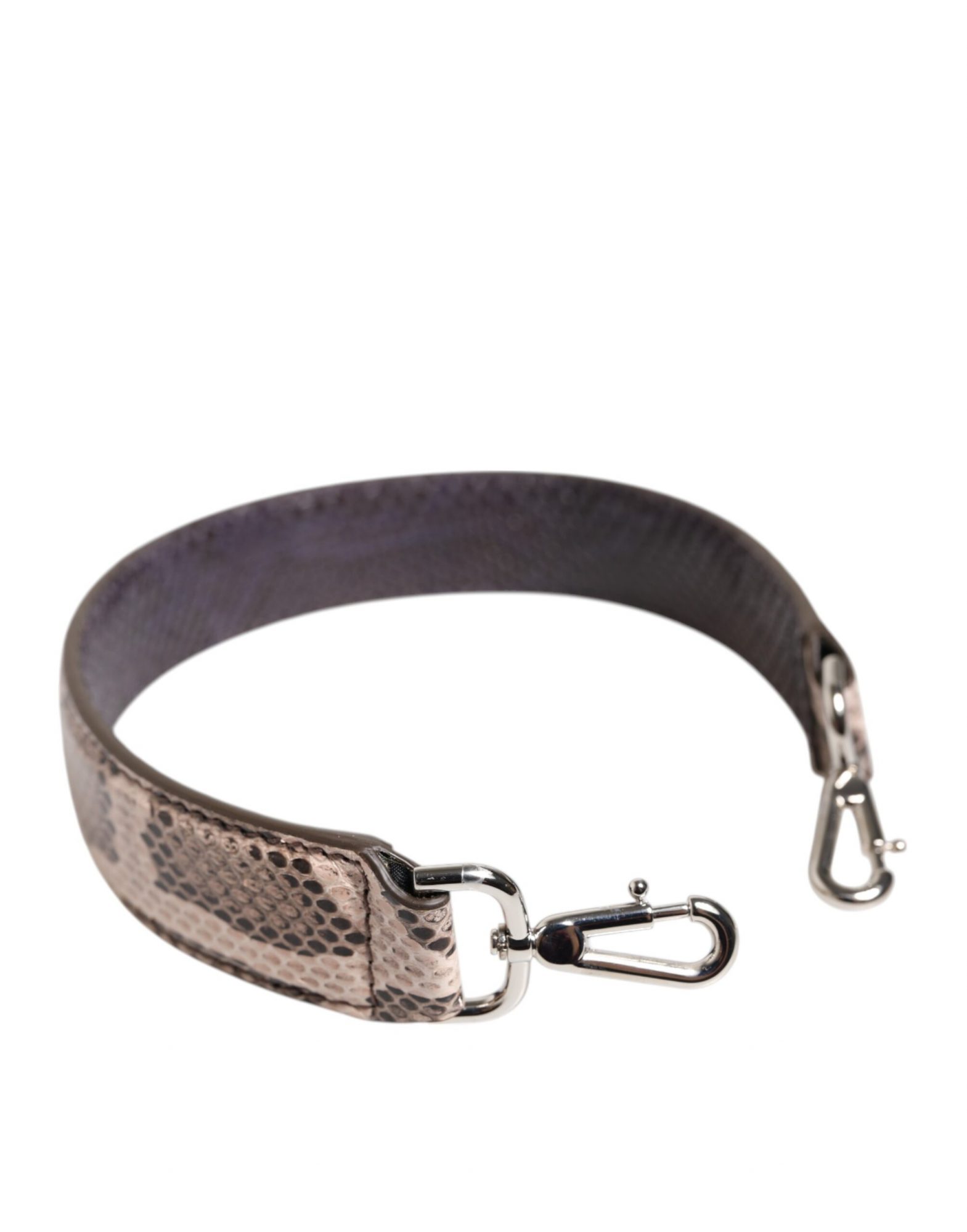 Dolce & Gabbana Beige Exotisches Leder Handtasche Accessoire Schulterriemen