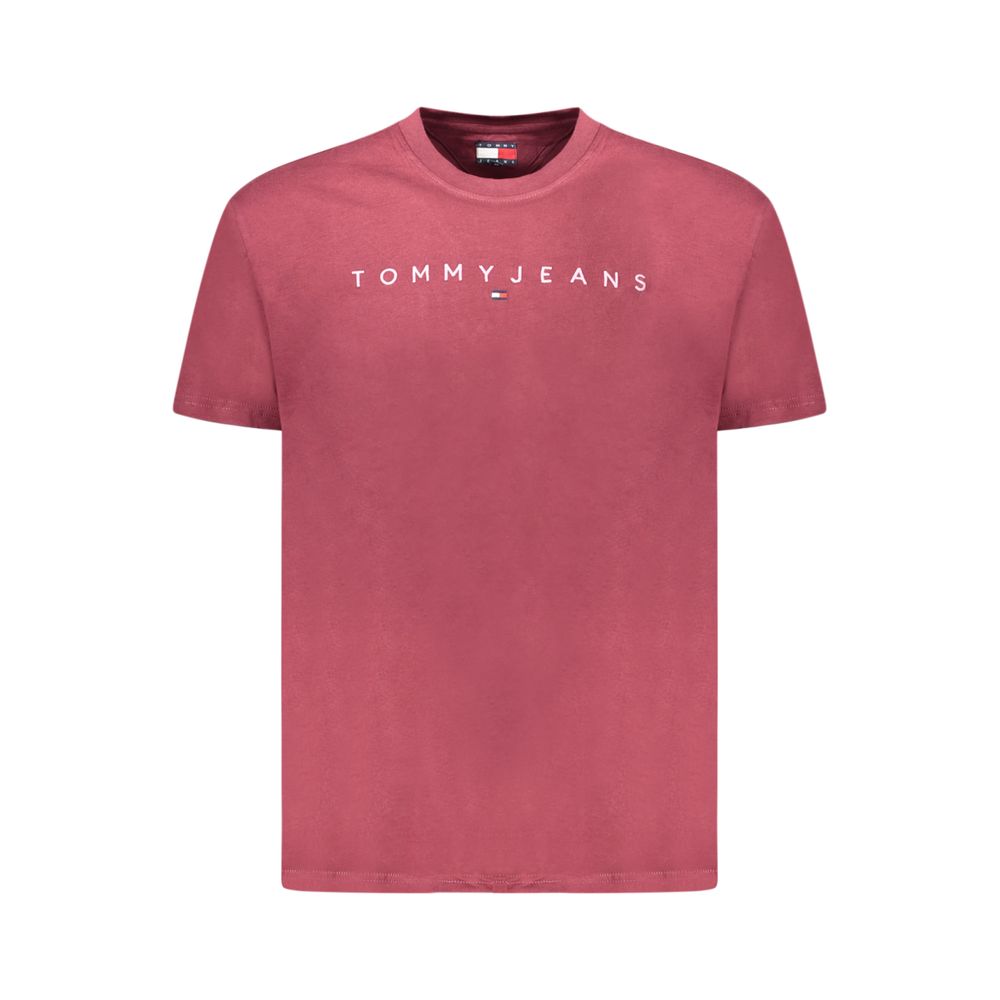 Tommy Hilfiger Rotes Baumwolle Männer T-Shirt