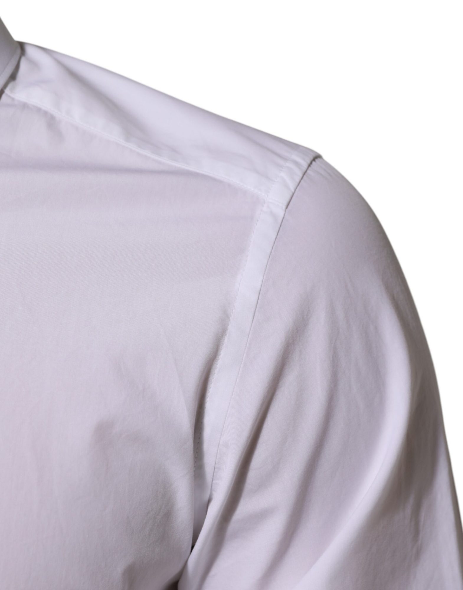 Dolce & Gabbana Weißes Baumwollhemd MARTINI für Männer Formal Dress Shirt – Bild 6