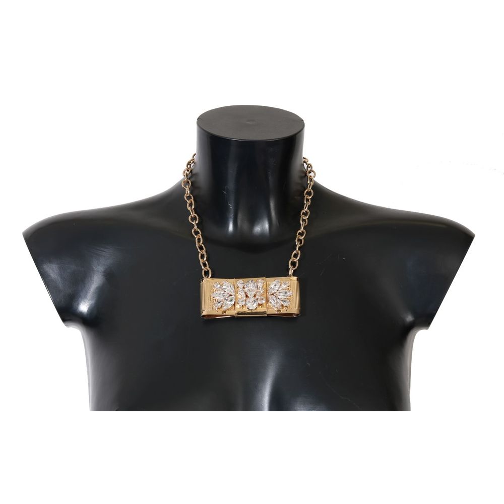 Dolce & Gabbana Goldene Messing-Halskette