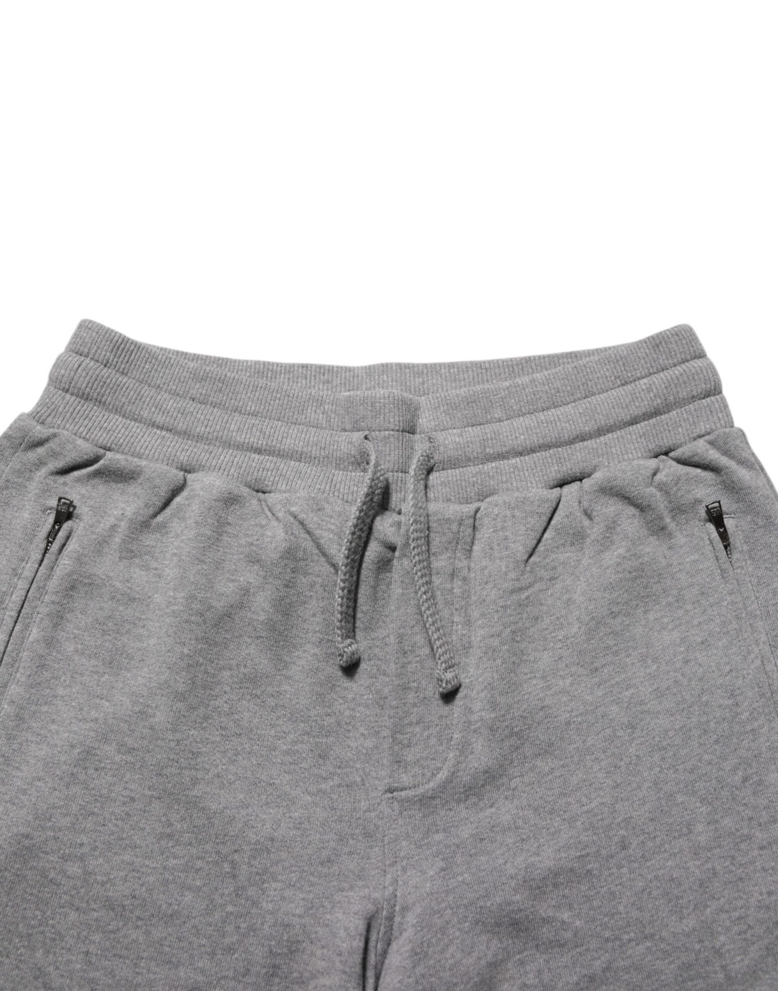 Dolce & Gabbana Baumwoll-Jogger-Sweatpants Hose Grau – Bild 5