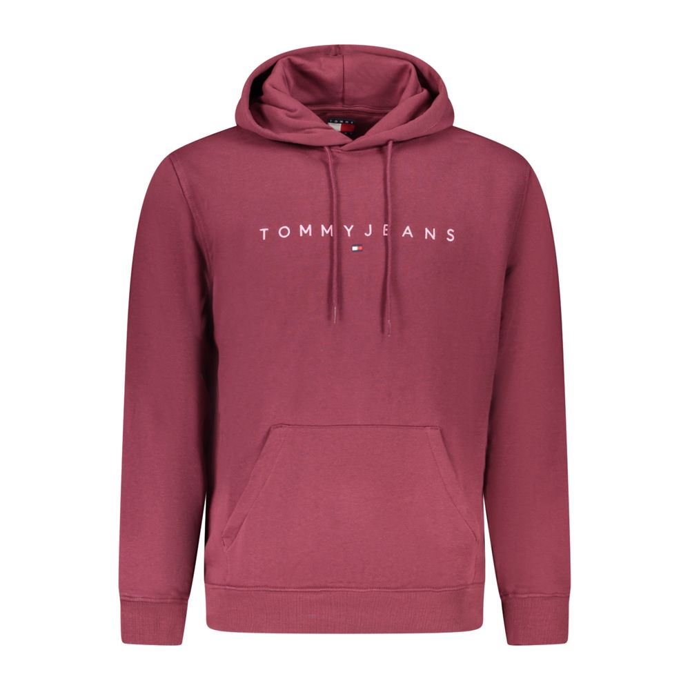 Tommy Hilfiger Roter Baumwollpullover für Männer