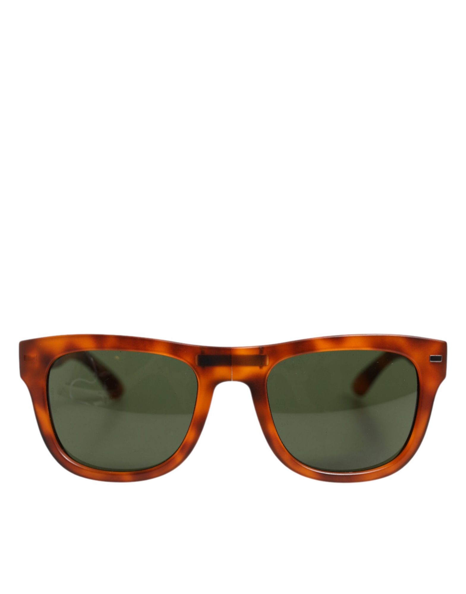 Dolce & Gabbana DG6089 Havana Vollrand-Sonnenbrille mit runden Gläsern und Klappdesign