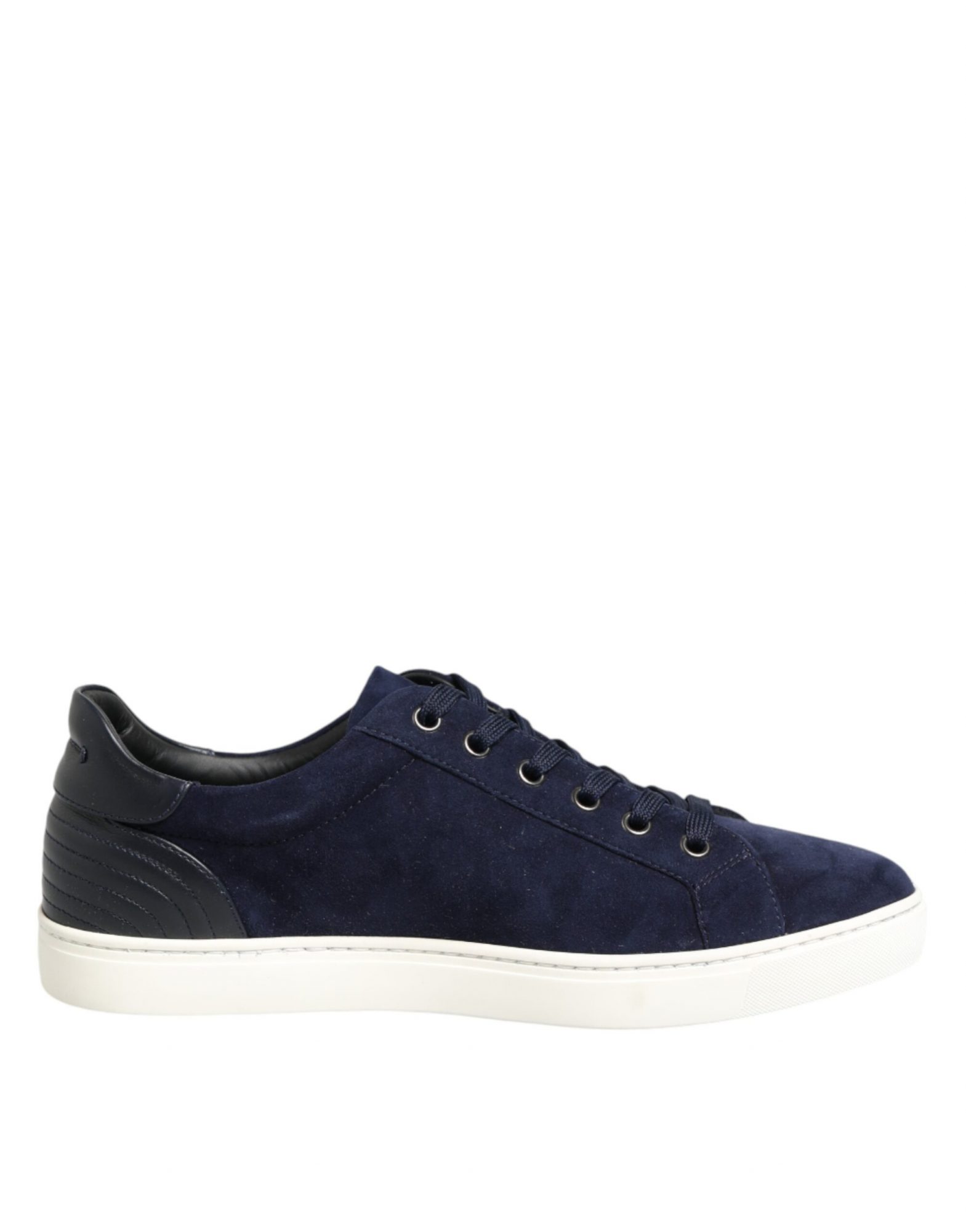 Dolce & Gabbana Blaue Wildleder-Sneaker aus Leder