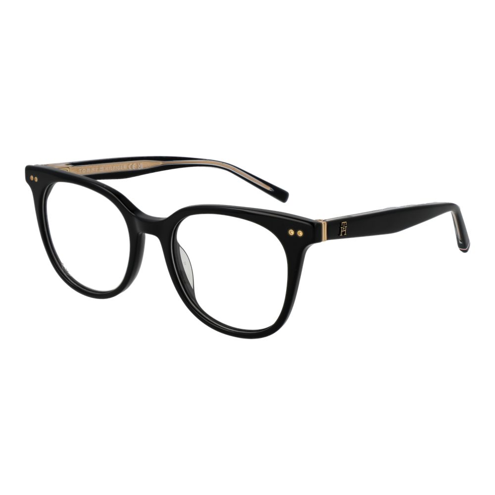 Tommy Hilfiger Schwarze Brillengestelle aus Acetat