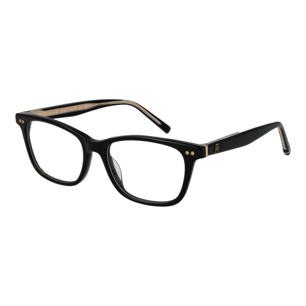 Tommy Hilfiger Schwarze Acetat-Brille (Gestell)