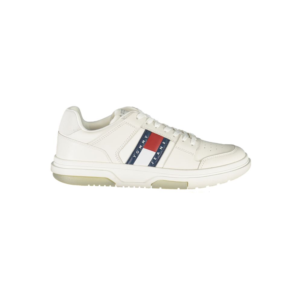 Tommy Hilfiger Weißes Leder Herren Sneaker