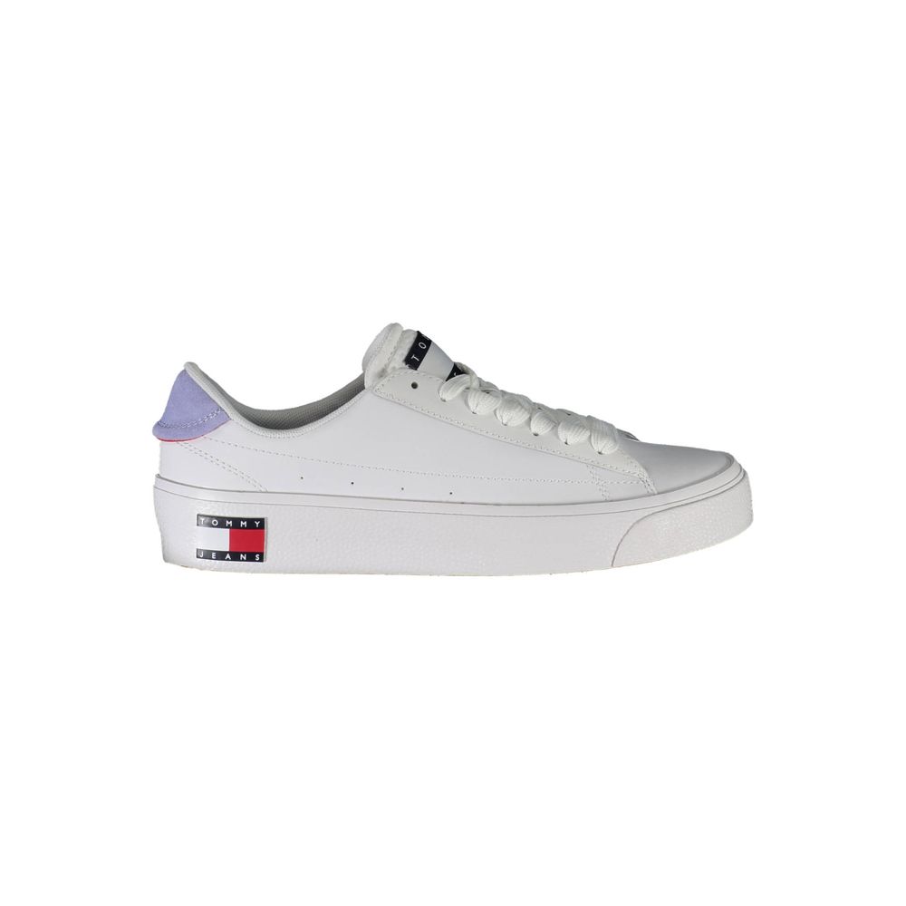 Tommy Hilfiger Weißer Polyester Damen Sneaker
