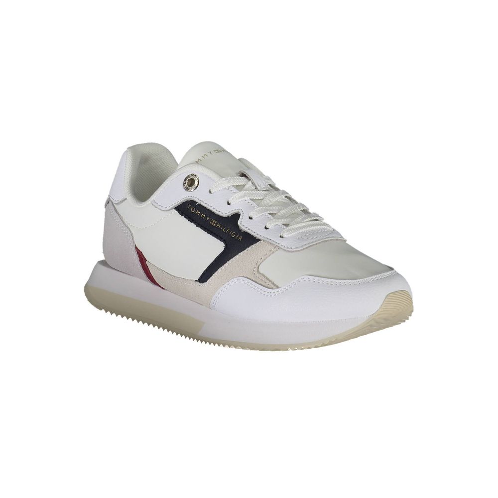Tommy Hilfiger Weißes Leder Damen Sneaker – Bild 2