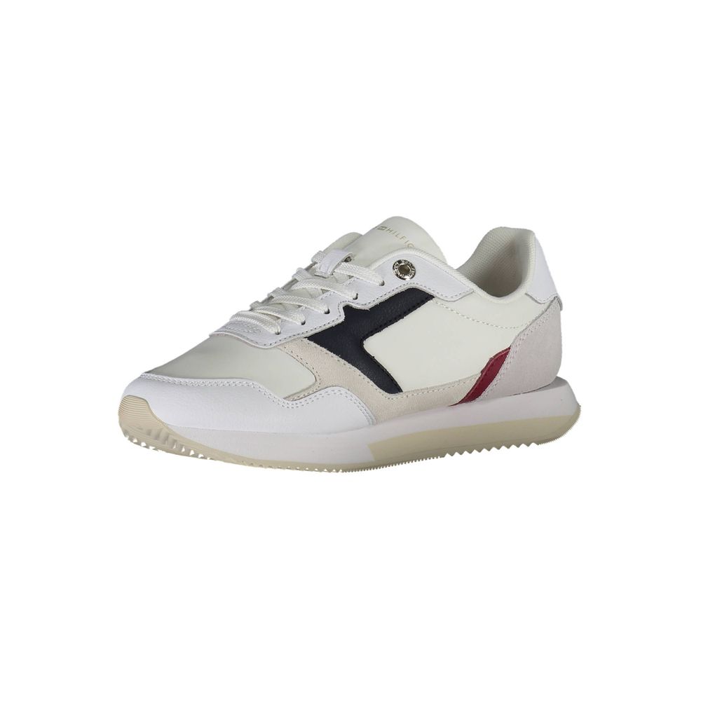 Tommy Hilfiger Weißes Leder Damen Sneaker – Bild 3