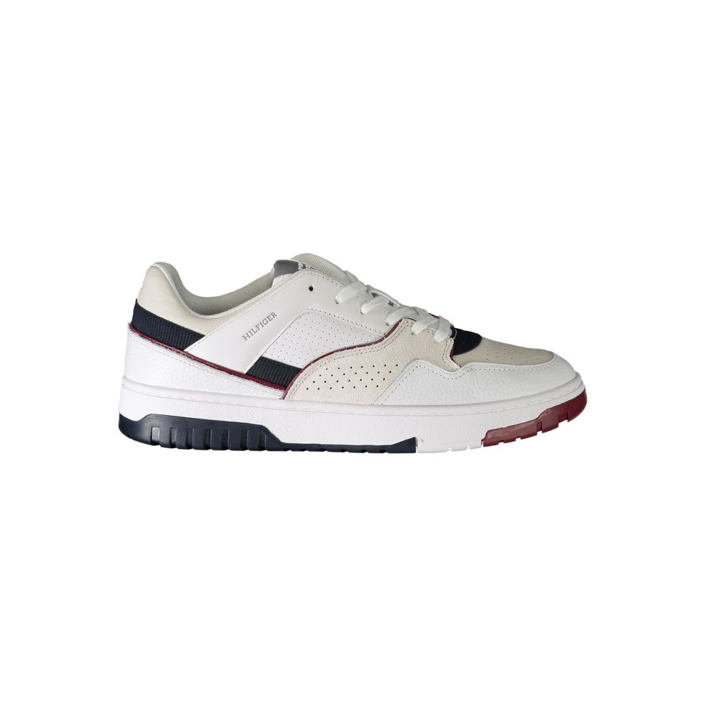 Tommy Hilfiger WeiĂes Polyethylen Herren Sneaker