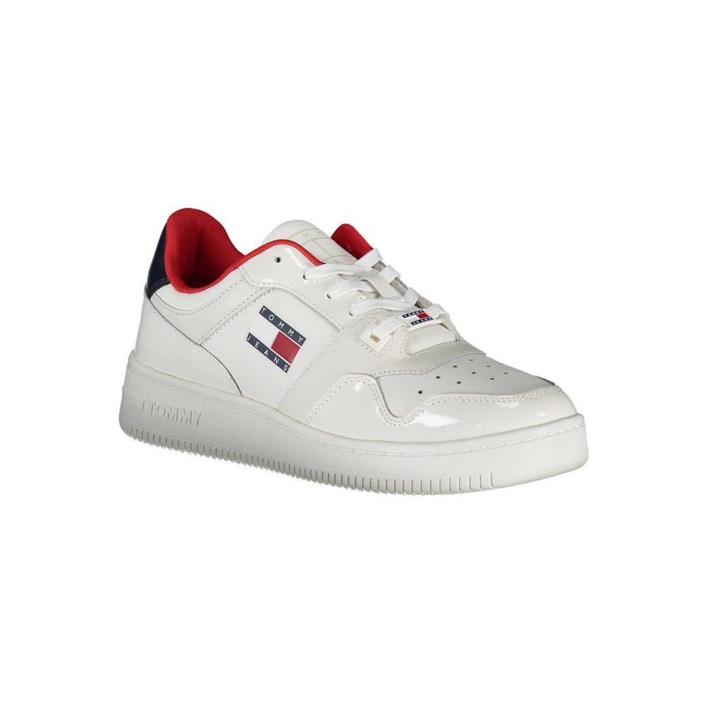 Tommy Hilfiger Weißes Leder Damen Sneaker – Bild 3