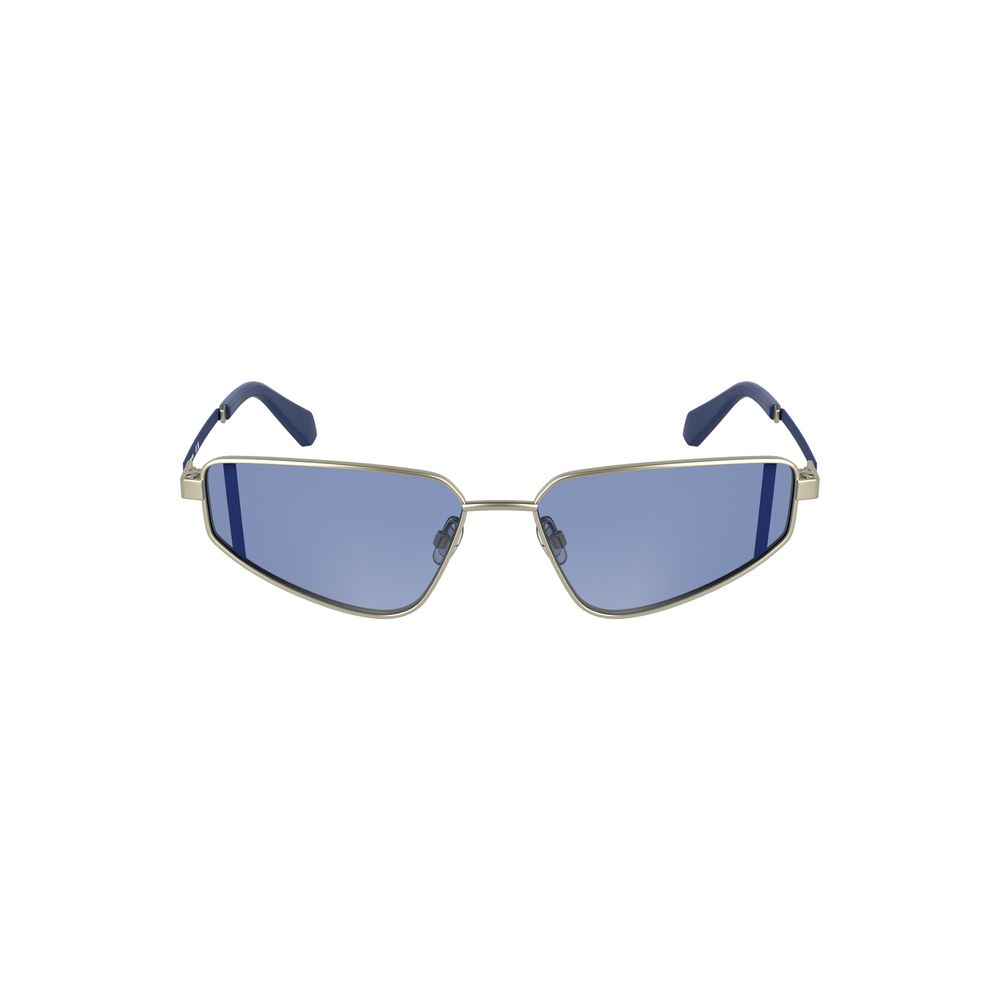 Calvin Klein Graue Metall-Sonnenbrille für Frauen