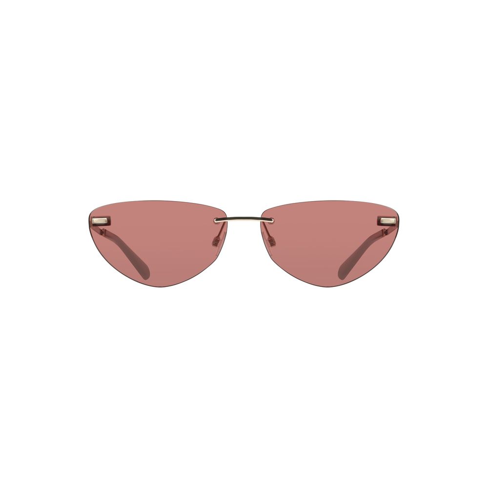 Calvin Klein Rosa Metall Damen Sonnenbrille