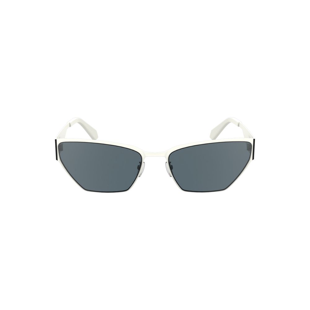 Calvin Klein Weiß Metall Frauen Sonnenbrille