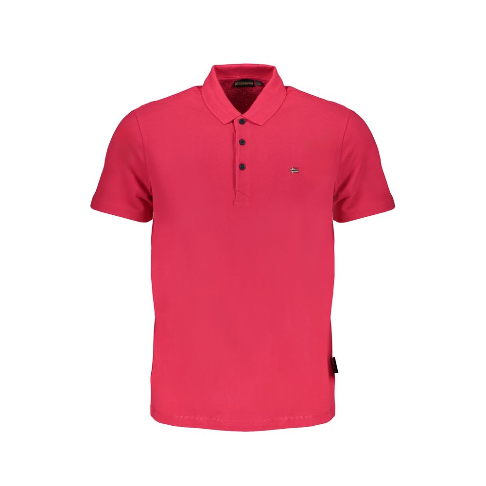 Napapijri Rosa Baumwoll-Poloshirt