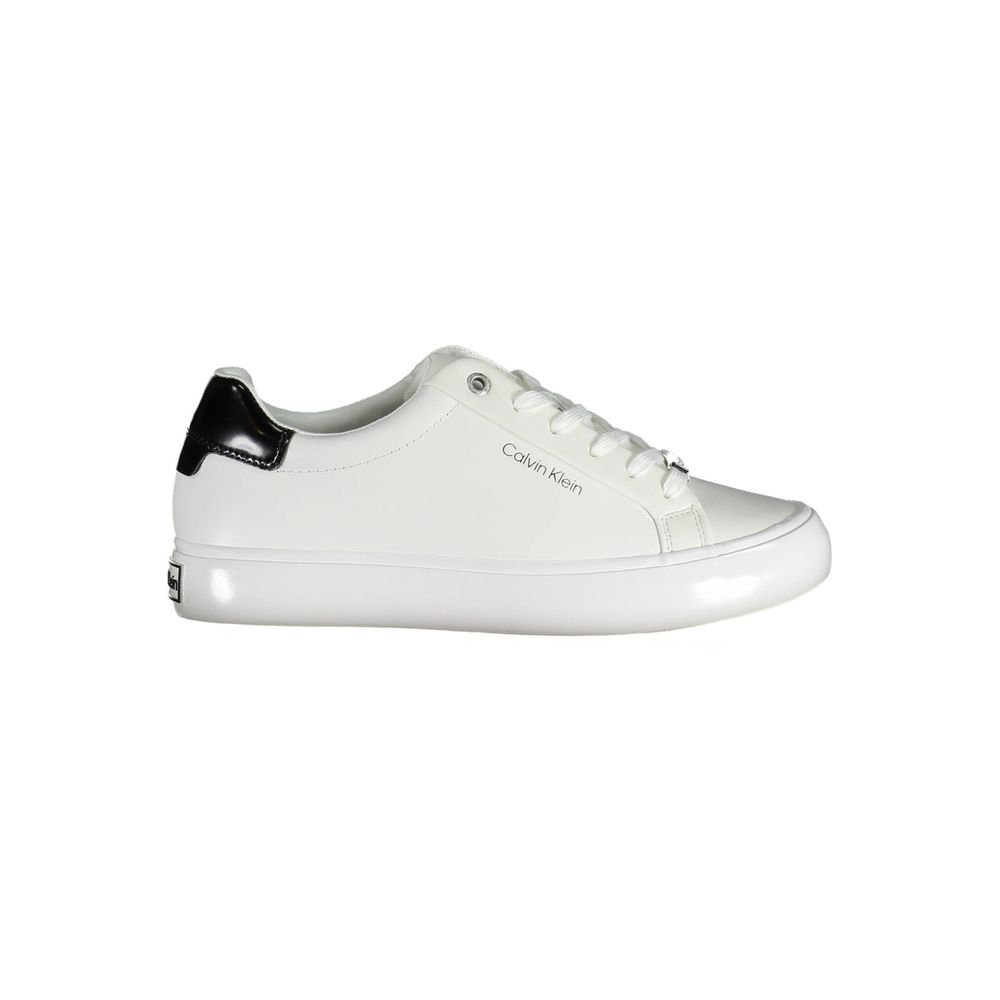 Calvin Klein Weißes Leder Damen Sneaker